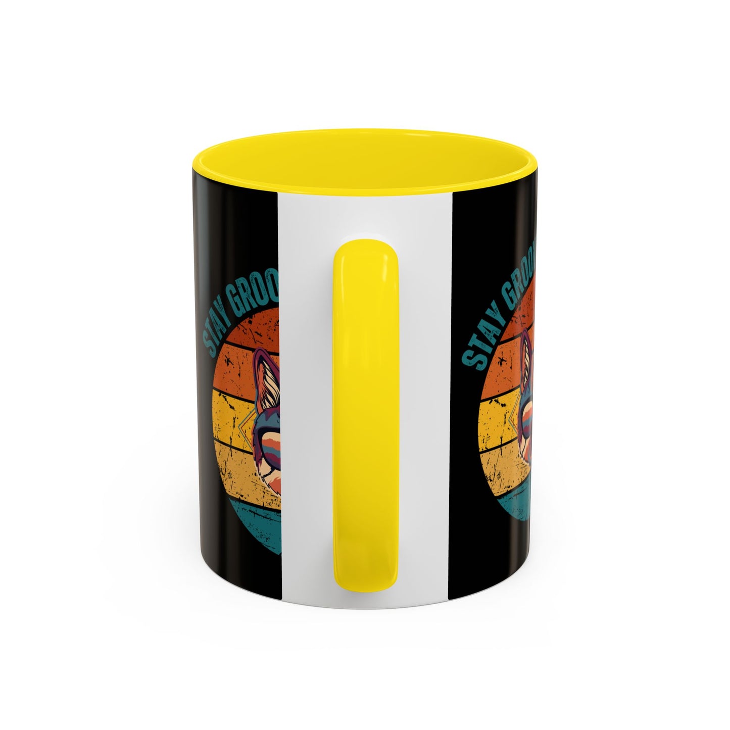 Stay Groovy Cat Coffee Mug