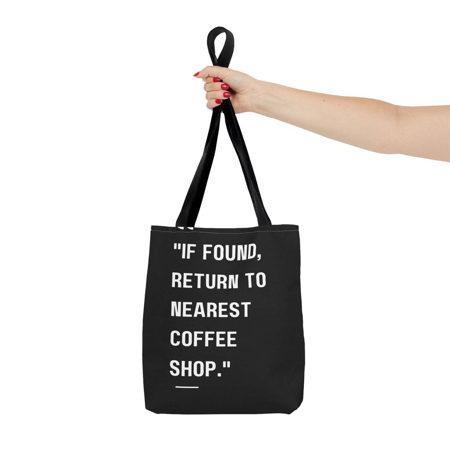 Running on Iced Coffee Tote Bag