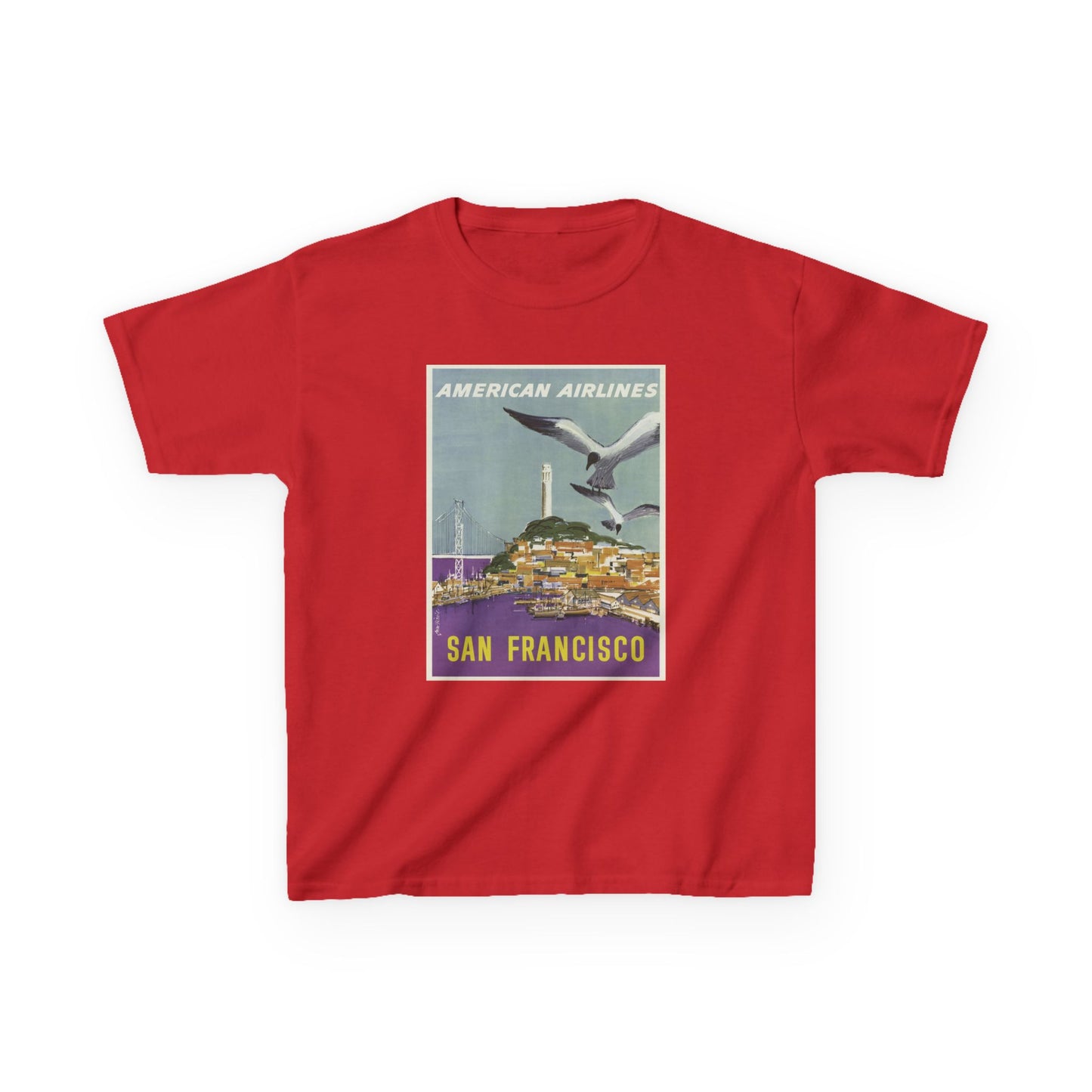 Vintage San Francisco Kids Tee - American Airlines Design