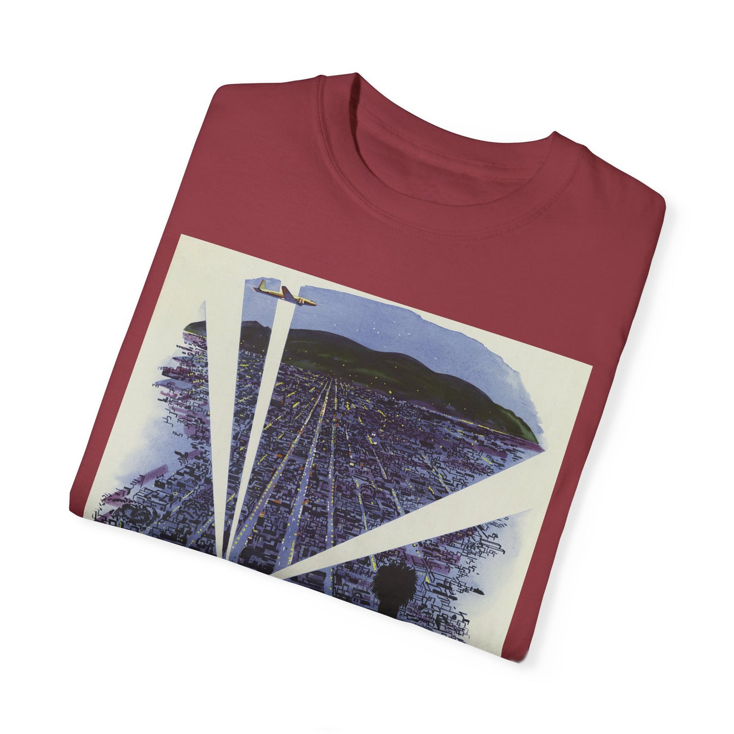 Los Angeles American Airlines Vintage T-shirt - Unisex Garment-Dyed Tee