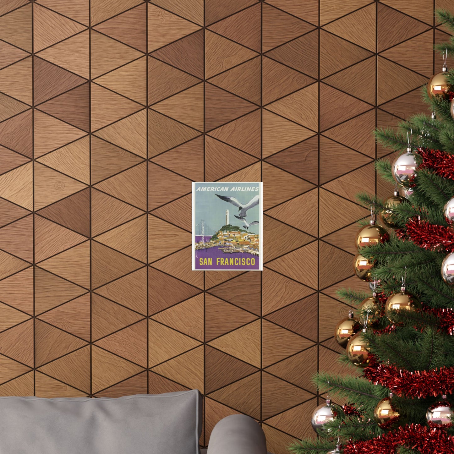 Vintage San Francisco Travel Poster - Matte Vertical Art Print