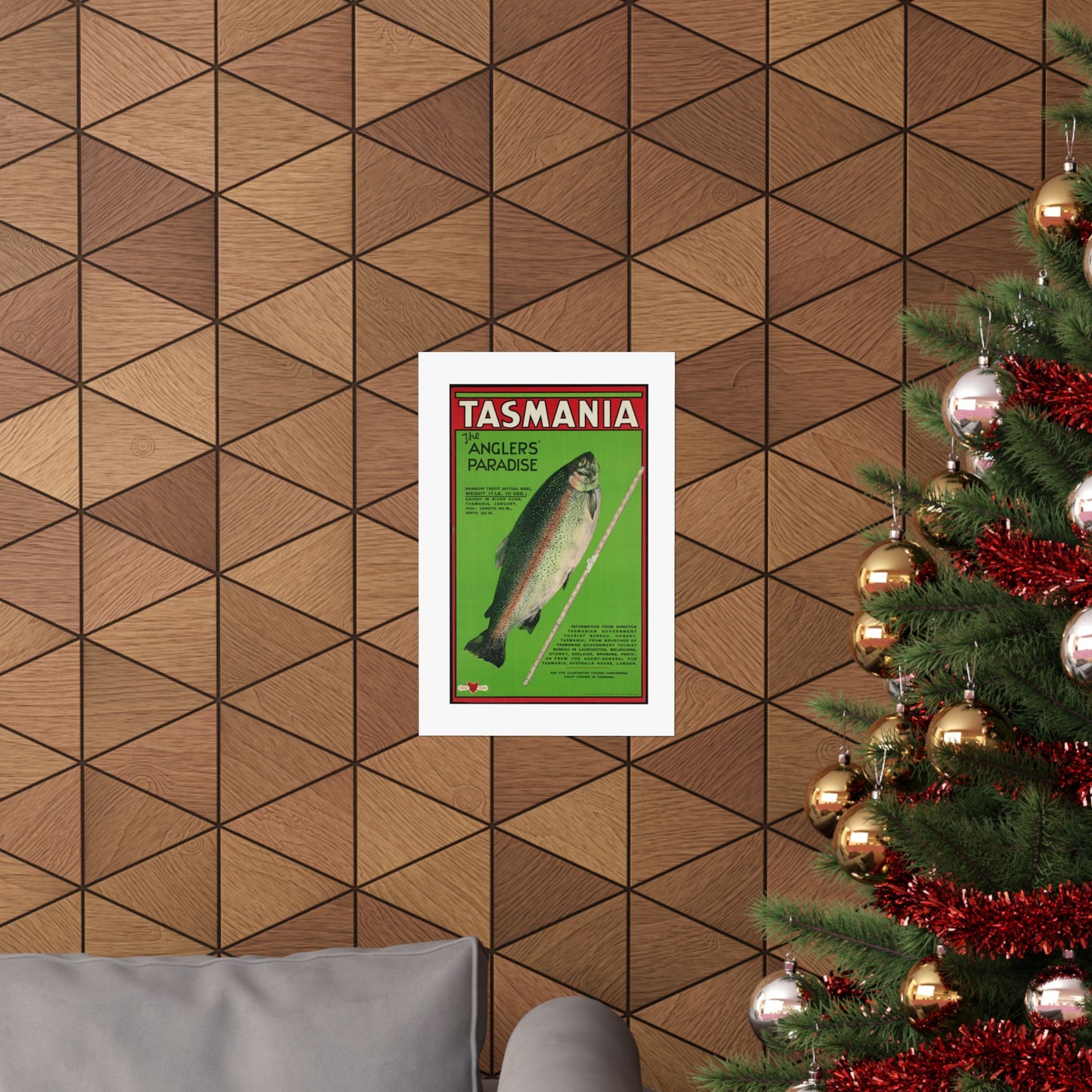 Vintage Fishing Themed Matte Vertical Posters - Anglers' Paradise