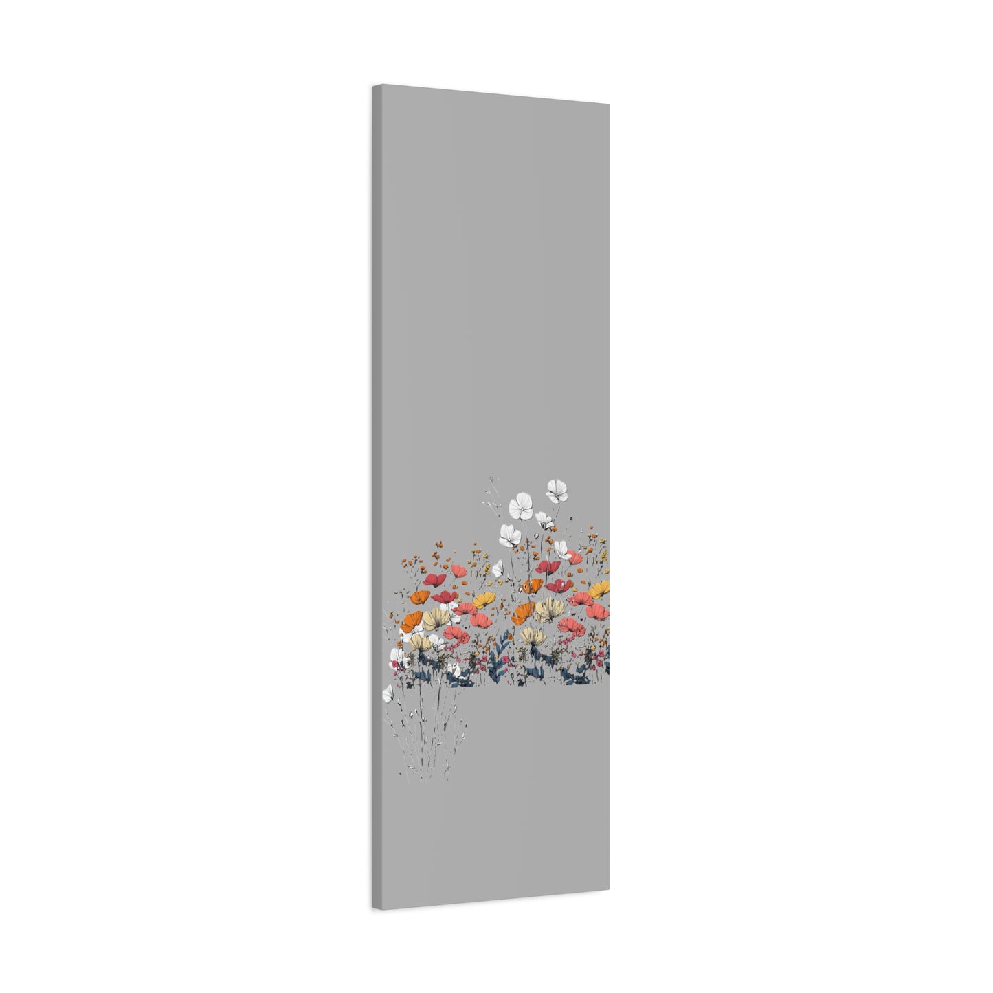 Floral Canvas Wall Art - Vibrant Flower Design for Home Decor