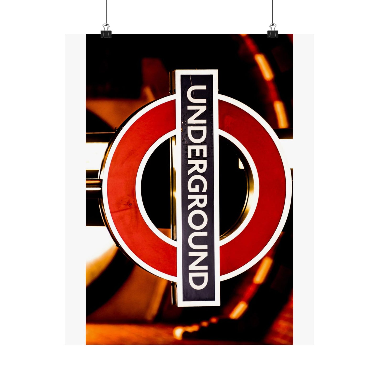 Urban Underground Art Print - Matte Vertical Poster