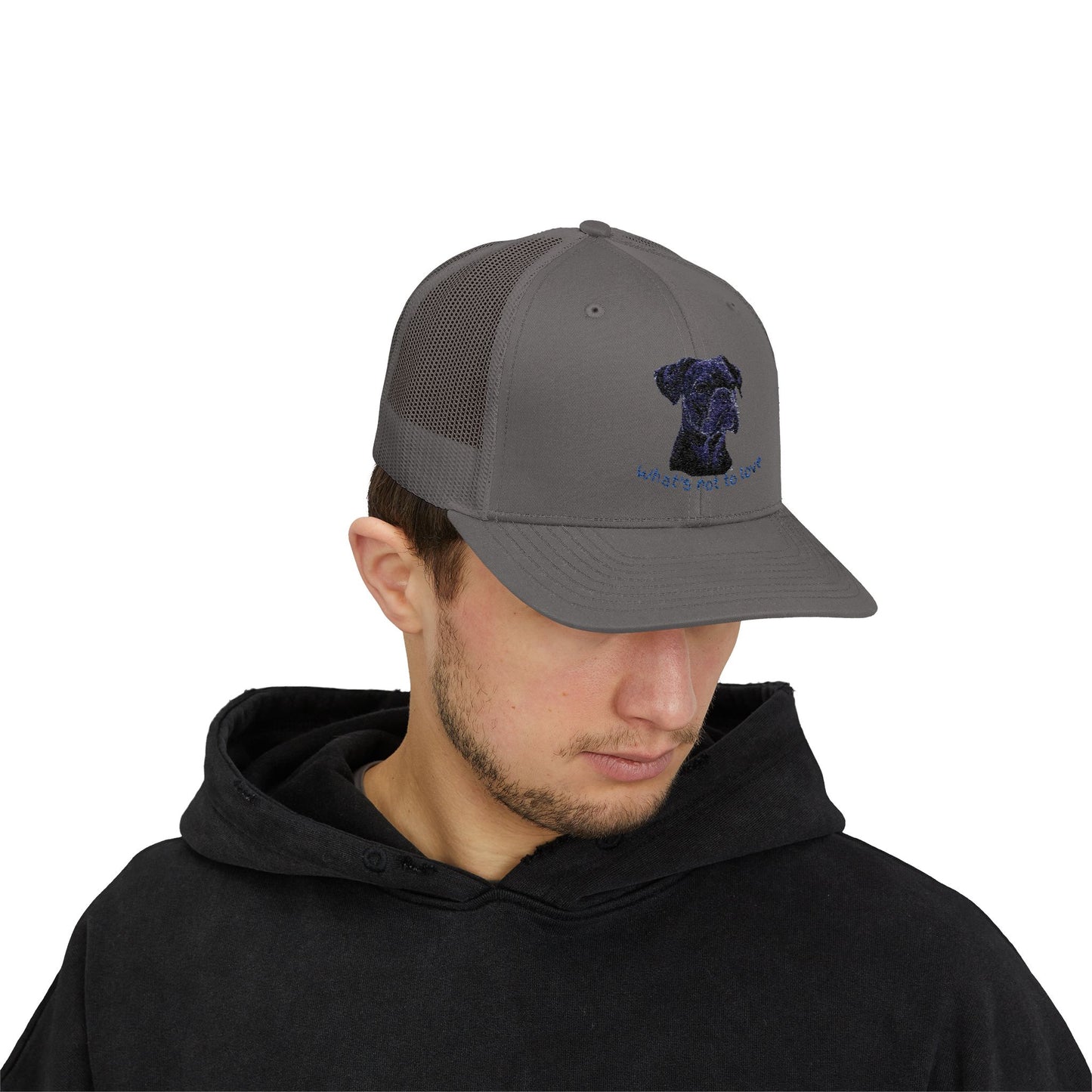 What’s Not to Love Dog Snapback Trucker Cap - Perfect Gift for Pet Lovers