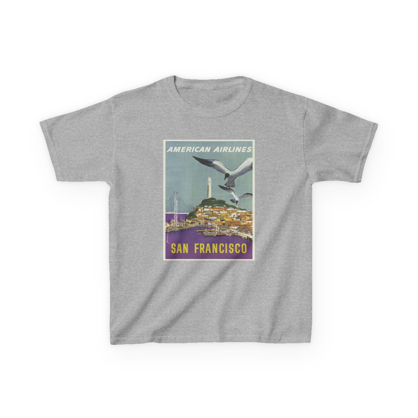 Vintage San Francisco Kids Tee - American Airlines Design