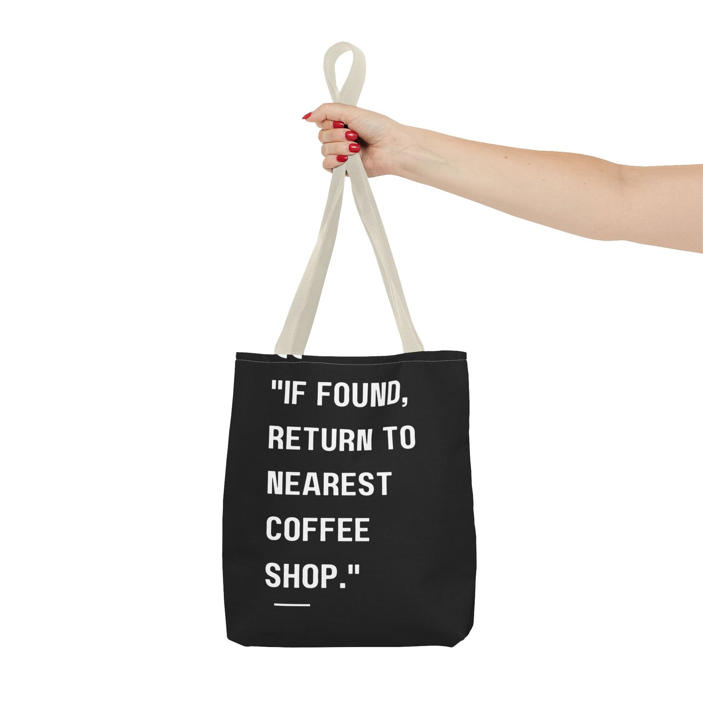 Running on Iced Coffee Tote Bag