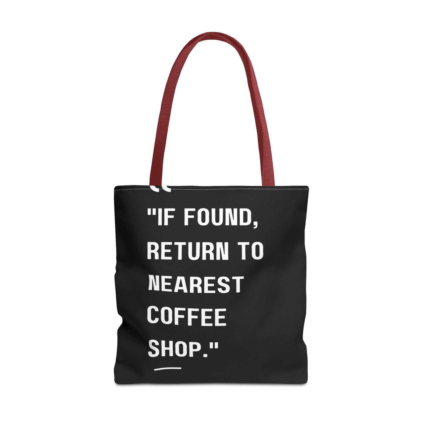 Running on Iced Coffee Tote Bag