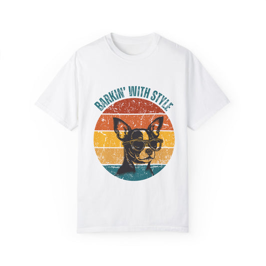 Bark With Style Unisex T-Shirt - Cool Dog Graphic Tee