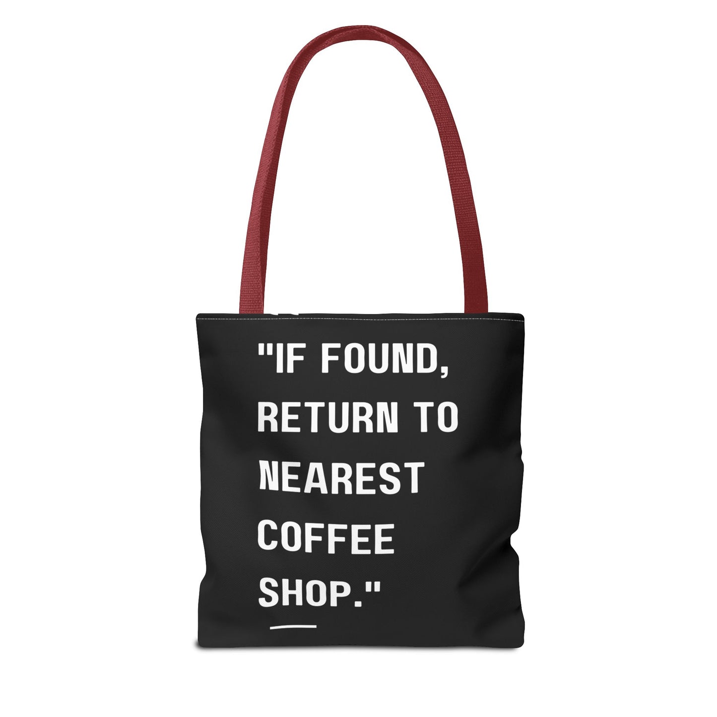 Running on Iced Coffee Tote Bag