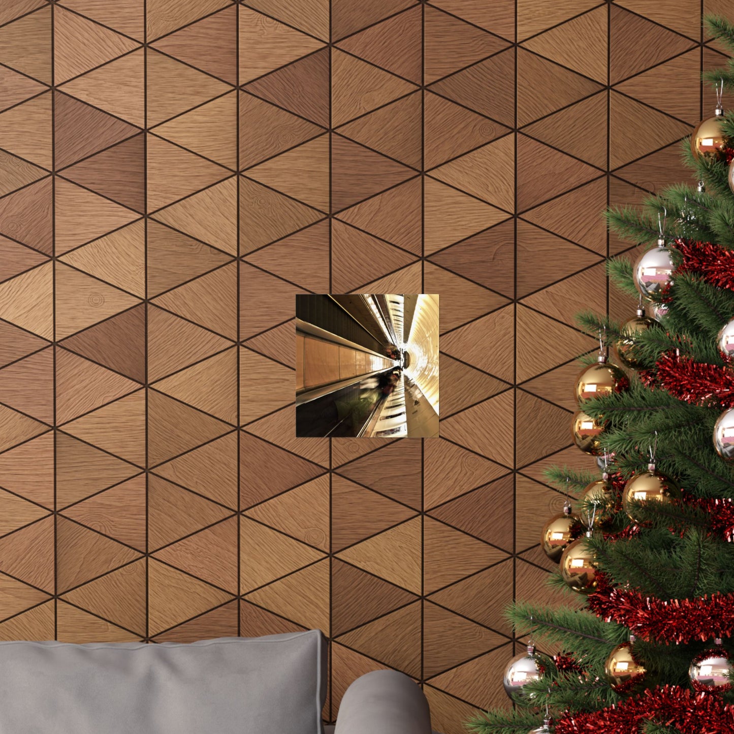 Urban Journey Matte Vertical Poster - Modern Abstract Wall Art