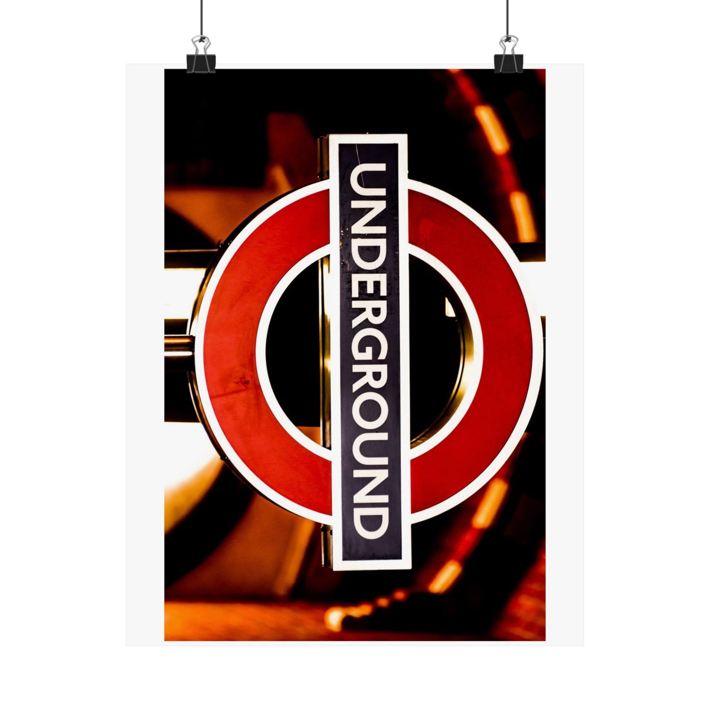 Urban Underground Art Print - Matte Vertical Poster