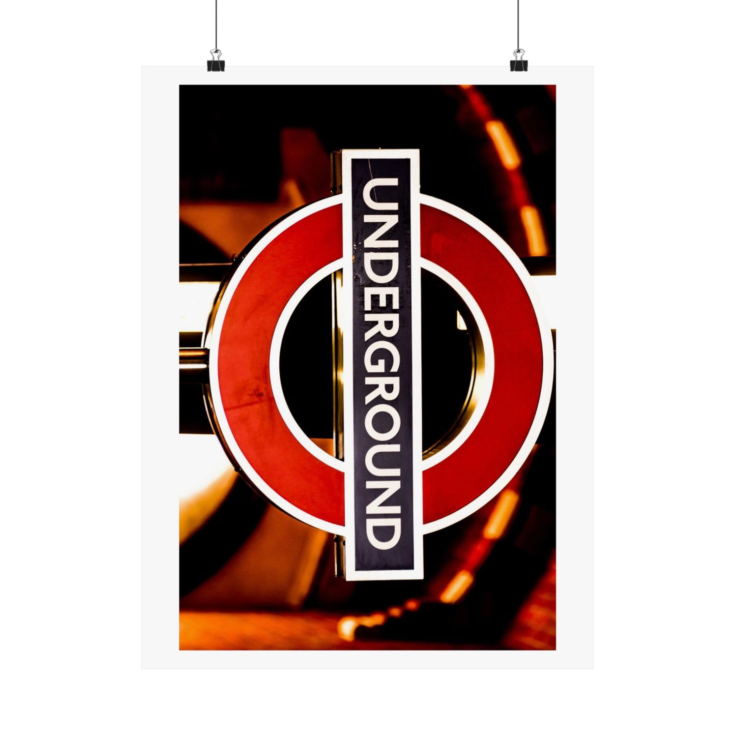 Urban Underground Art Print - Matte Vertical Poster