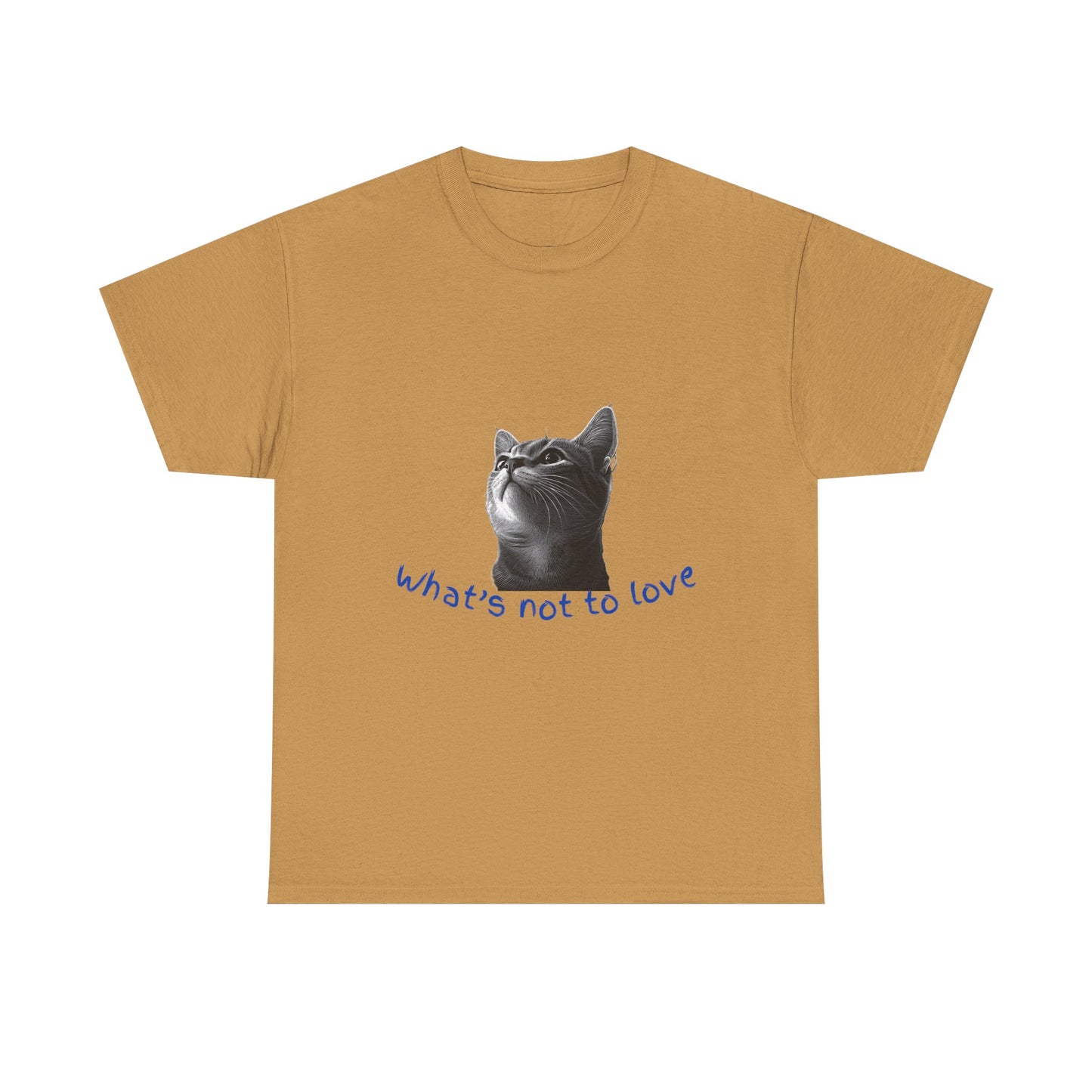 Cat Lover Unisex Heavy Cotton Tee - "What’s Not to Love?"