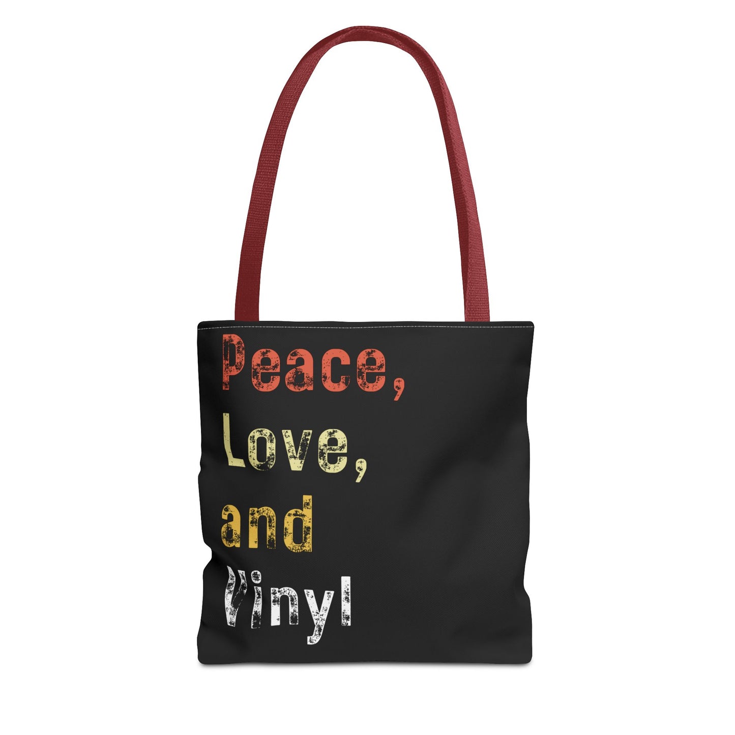 Peace, Love & Vinyl Tote Tote Bag