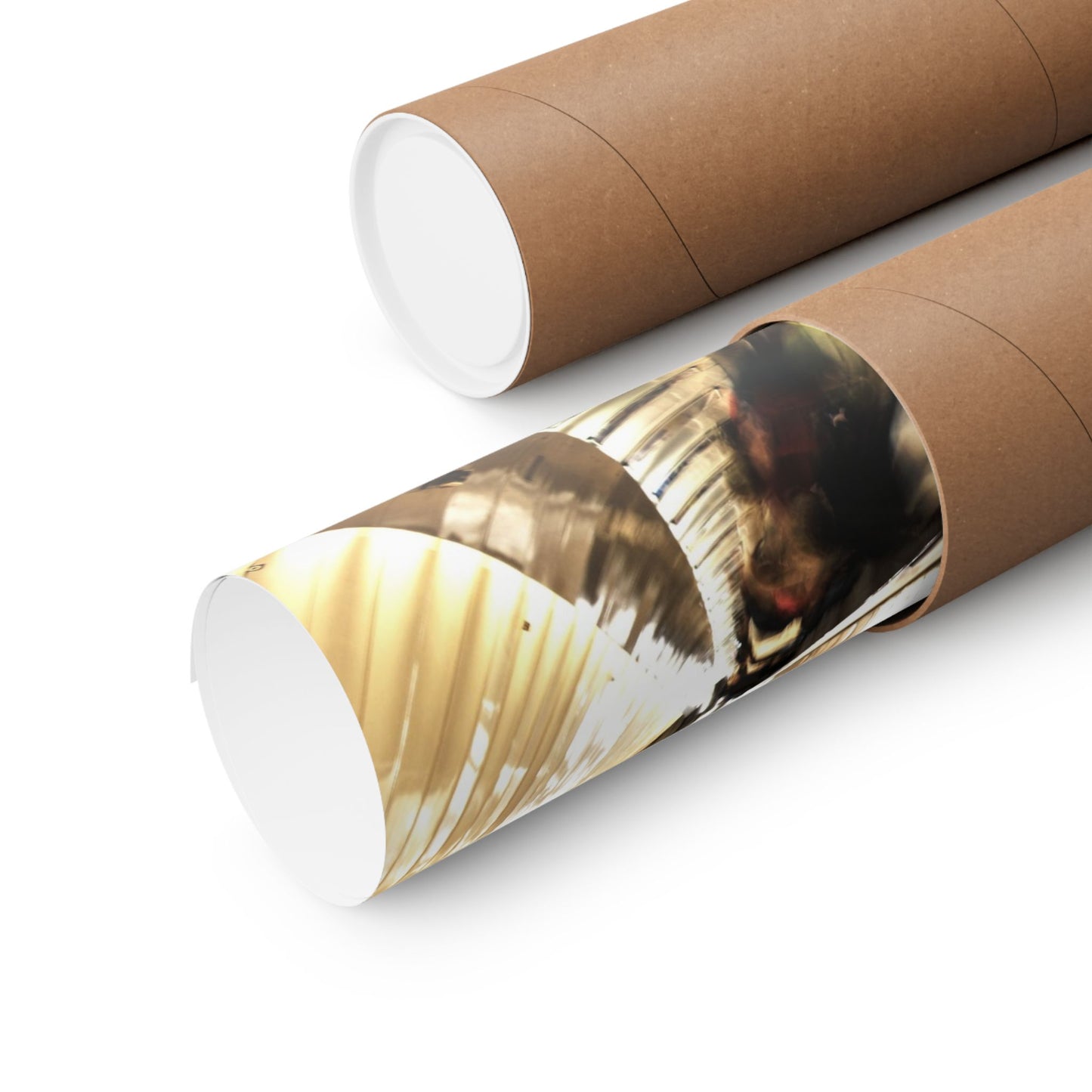 Urban Journey Matte Vertical Poster - Modern Abstract Wall Art