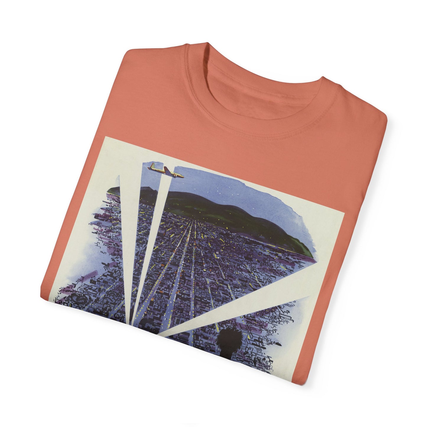 Los Angeles American Airlines Vintage T-shirt - Unisex Garment-Dyed Tee