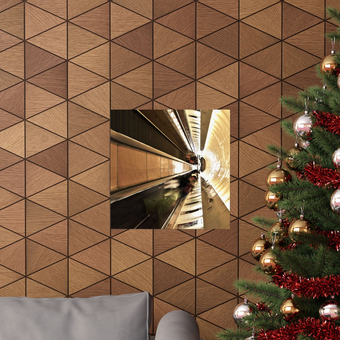 Urban Journey Matte Vertical Poster - Modern Abstract Wall Art