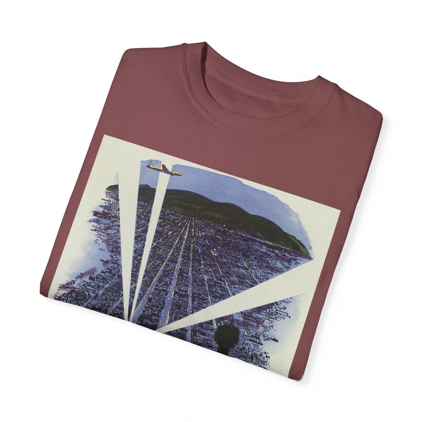 Los Angeles American Airlines Vintage T-shirt - Unisex Garment-Dyed Tee