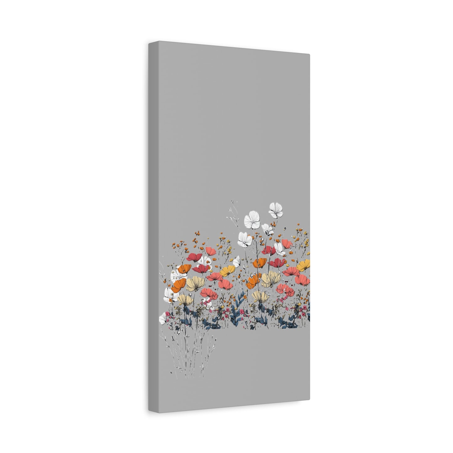 Floral Canvas Wall Art - Vibrant Flower Design for Home Decor