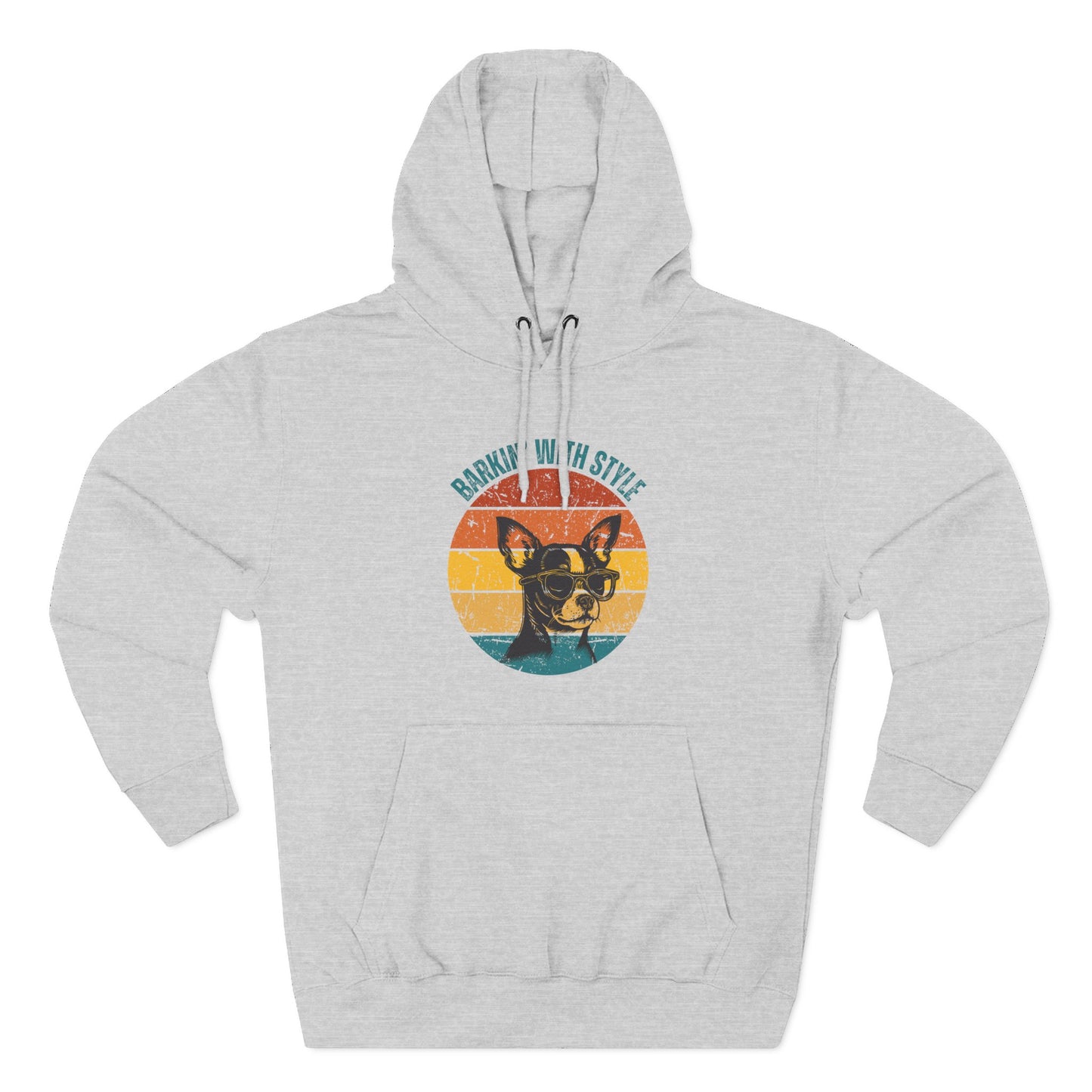 Barking with Style Fleece Hoodie - Cozy Dog Lover Sweatshirt