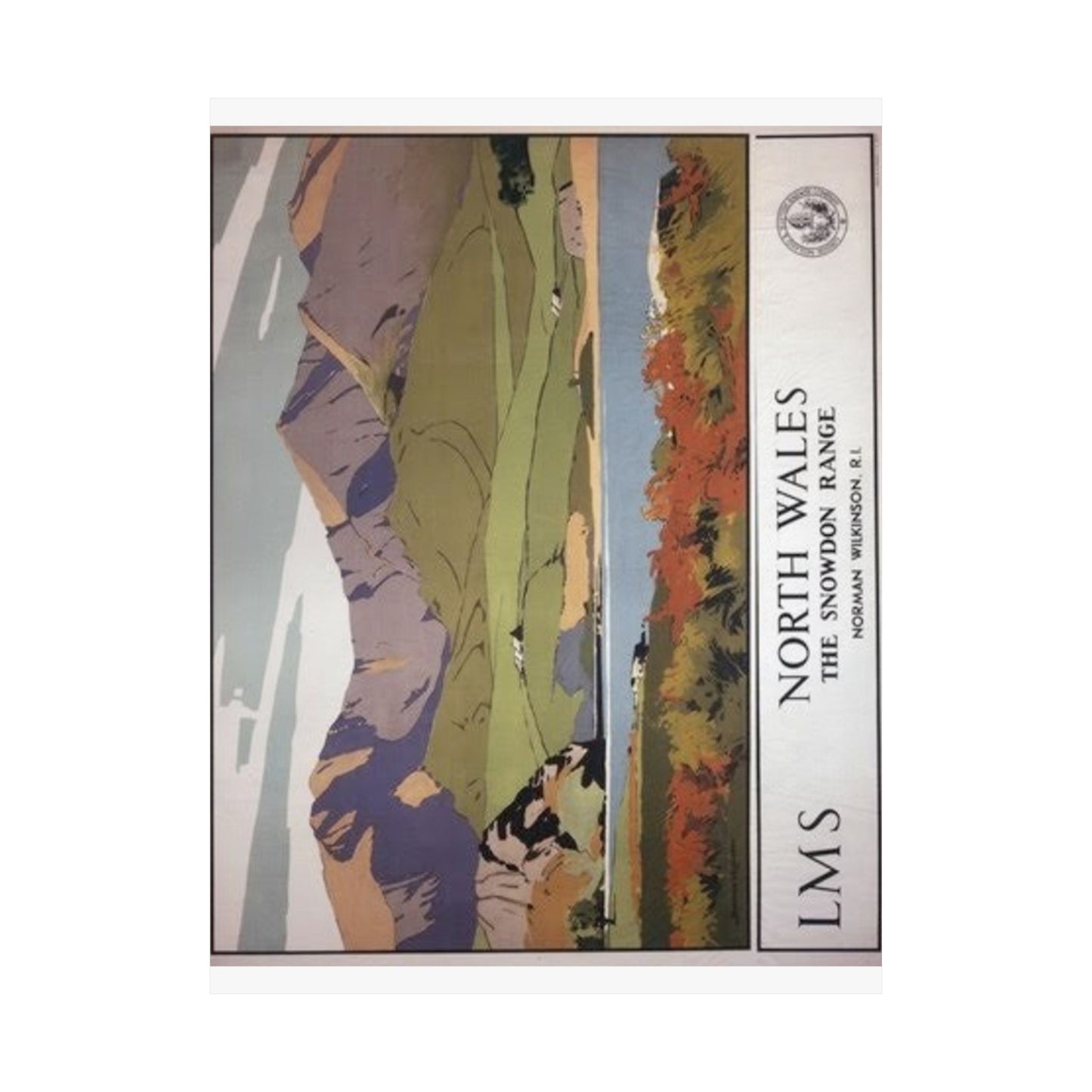 North Wales Snowdon Range Matte Vertical Poster - Scenic Wall Art for Nature Lovers