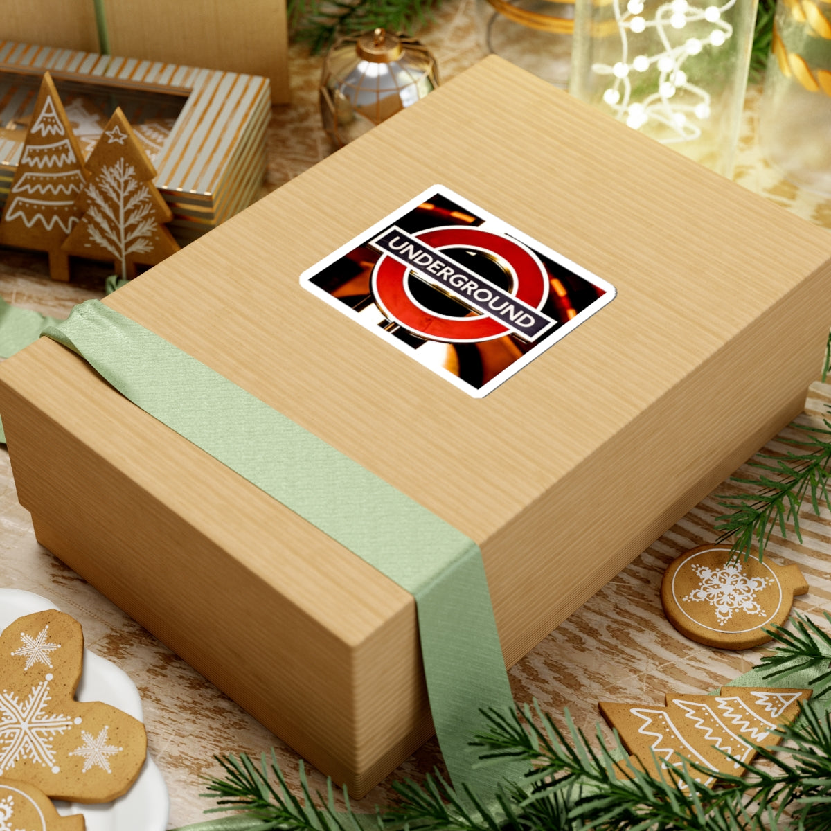 London Underground Kiss-Cut Stickers - Stylish Transport-Themed Decals for Personalization