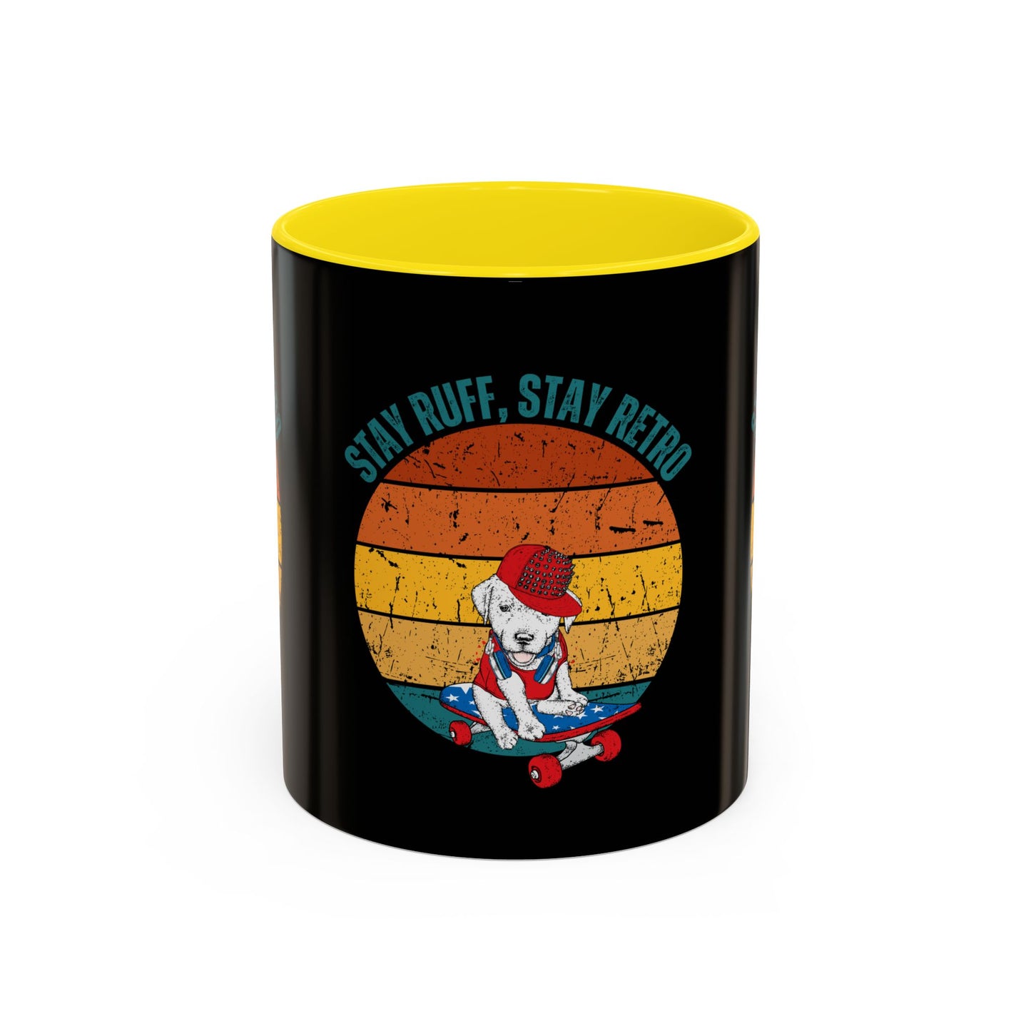 Stay Ruff, Stay Retro Coffee Mug