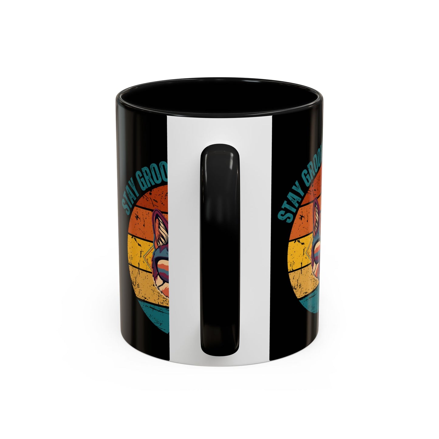 Stay Groovy Cat Coffee Mug