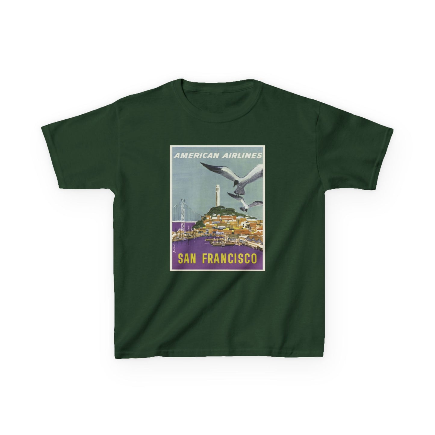 Vintage San Francisco Kids Tee - American Airlines Design