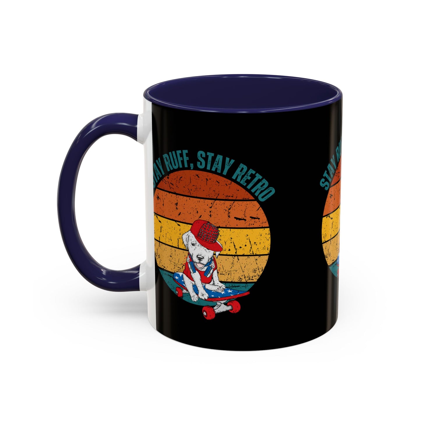 Stay Ruff, Stay Retro Coffee Mug