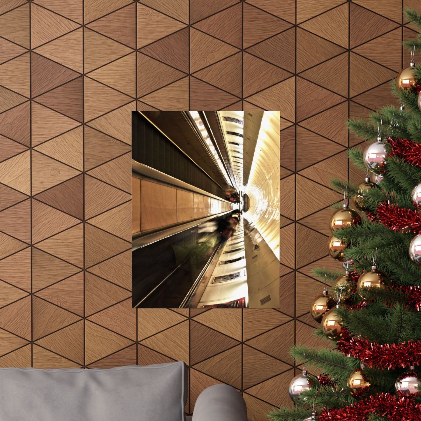 Urban Journey Matte Vertical Poster - Modern Abstract Wall Art