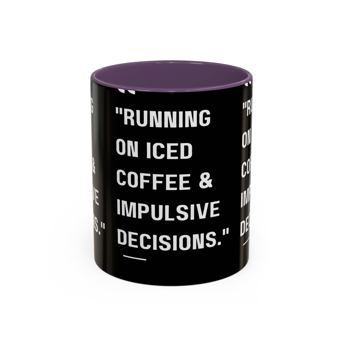 Iced Coffee & Chaos Mug Funny Coffee Mug