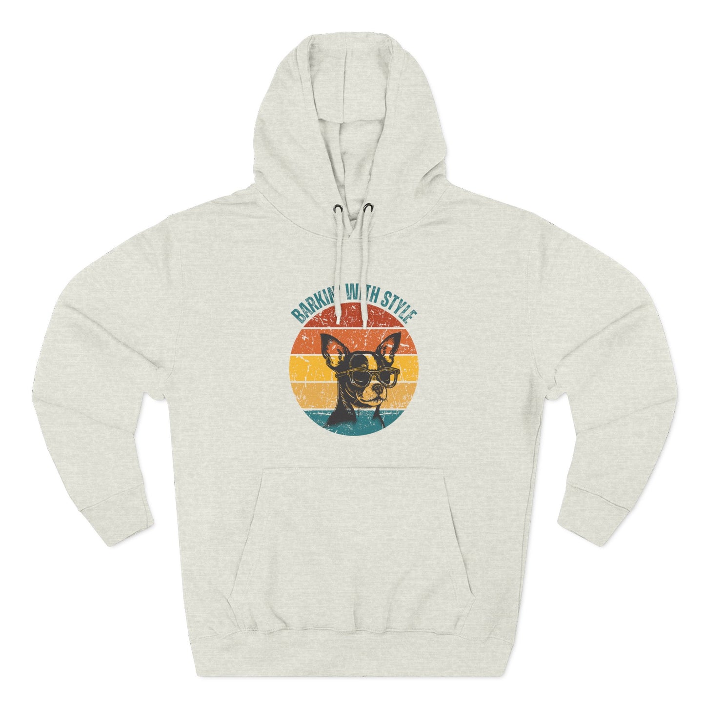 Barking with Style Fleece Hoodie - Cozy Dog Lover Sweatshirt