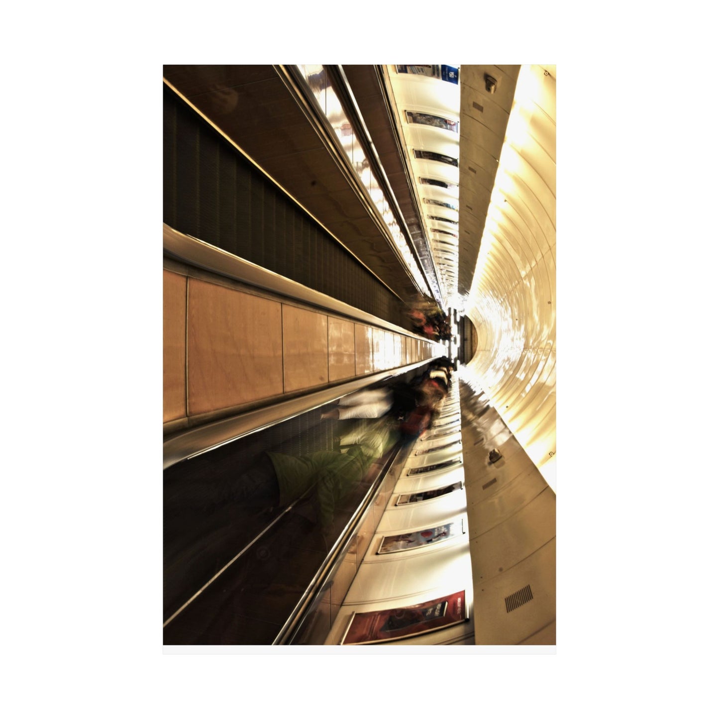 Urban Journey Matte Vertical Poster - Modern Abstract Wall Art