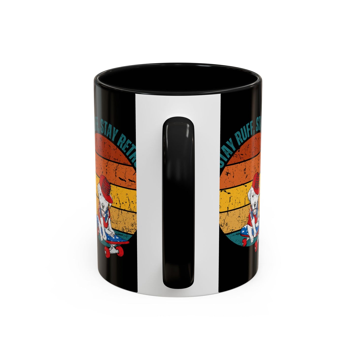 Stay Ruff, Stay Retro Coffee Mug