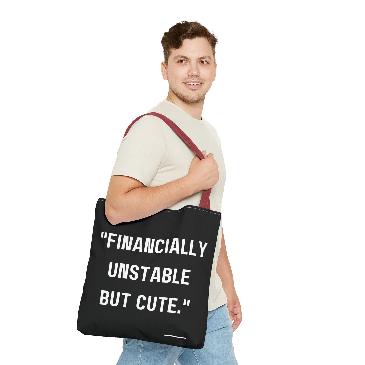 Cute Financially Unstable Tote Bag