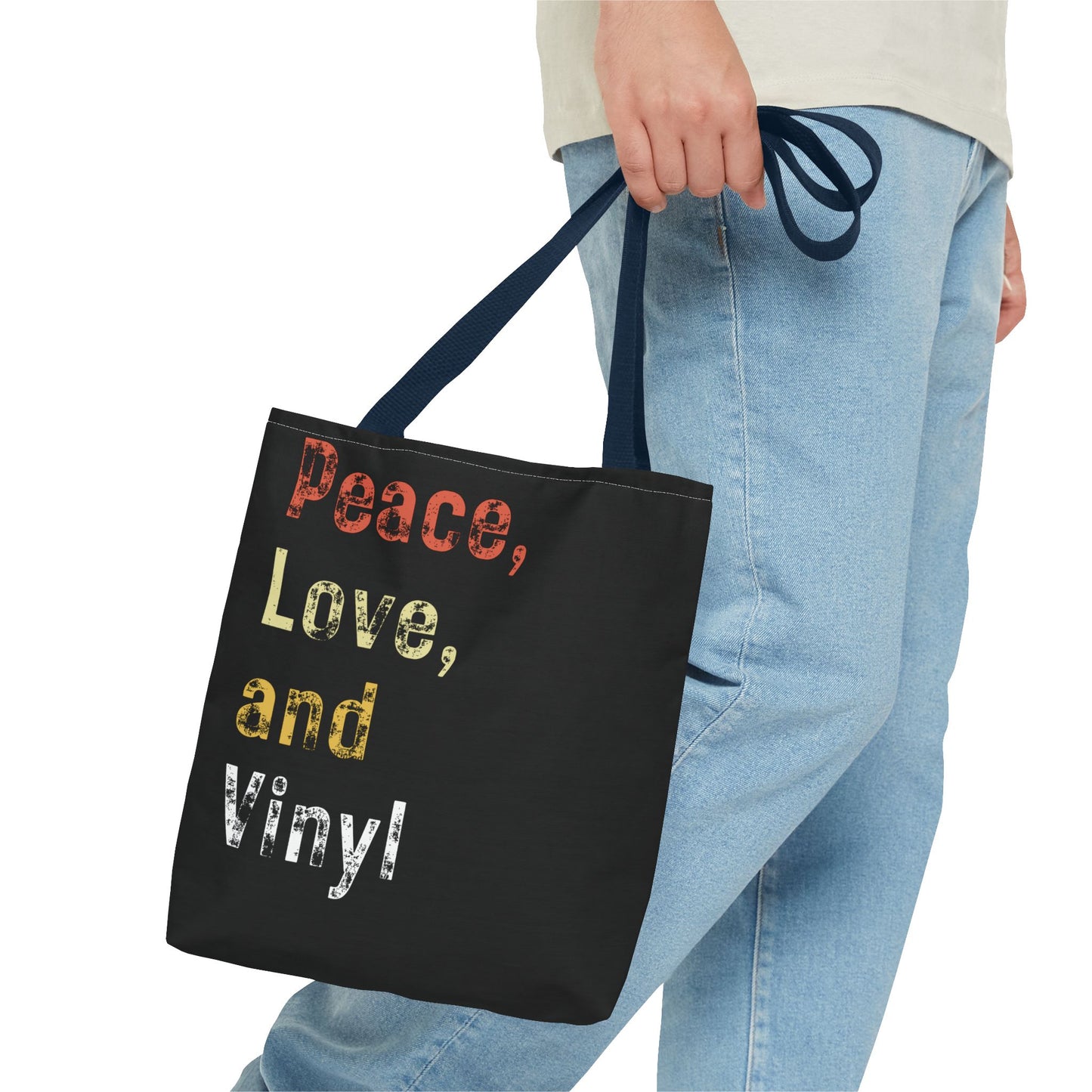 Peace, Love & Vinyl Tote Tote Bag