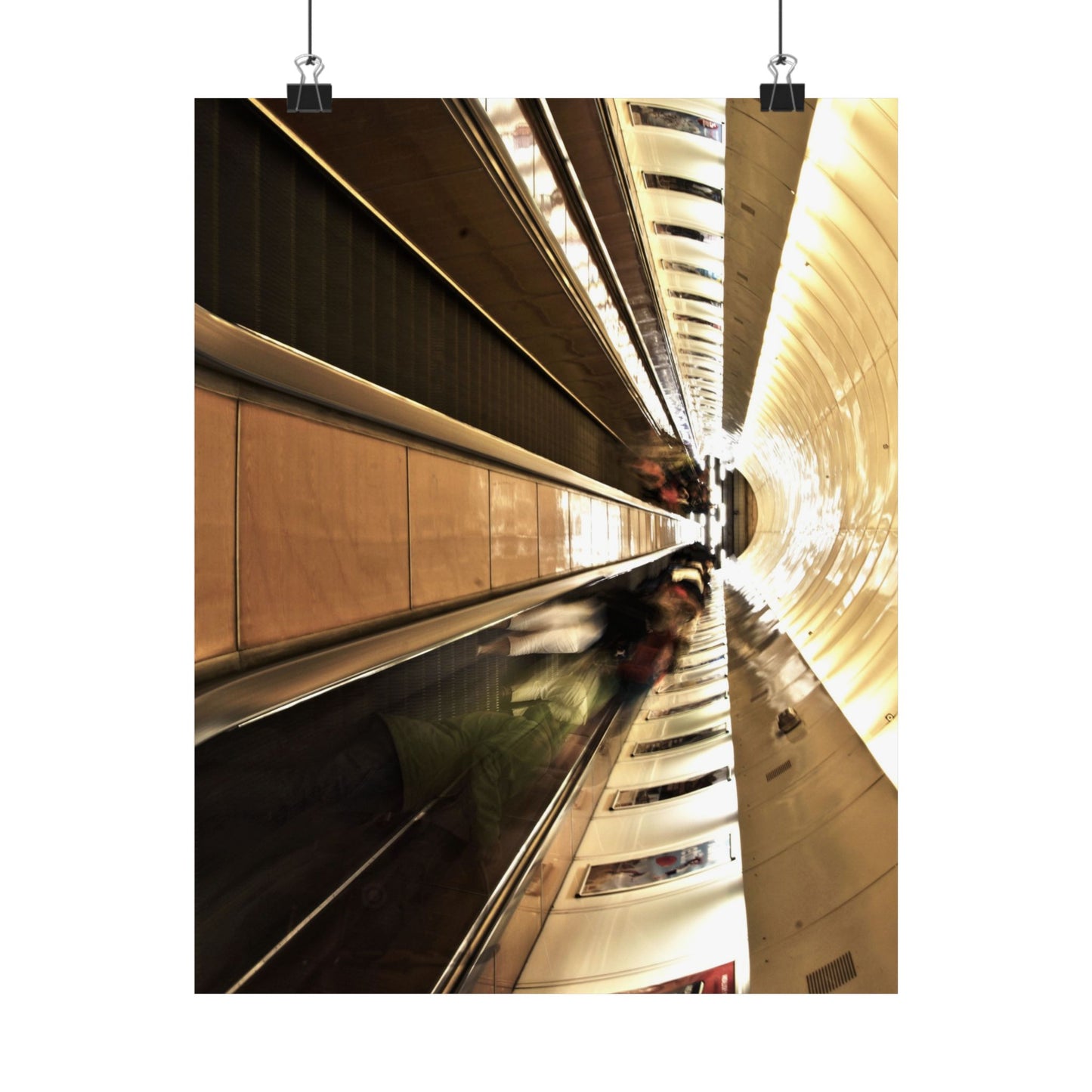 Urban Journey Matte Vertical Poster - Modern Abstract Wall Art