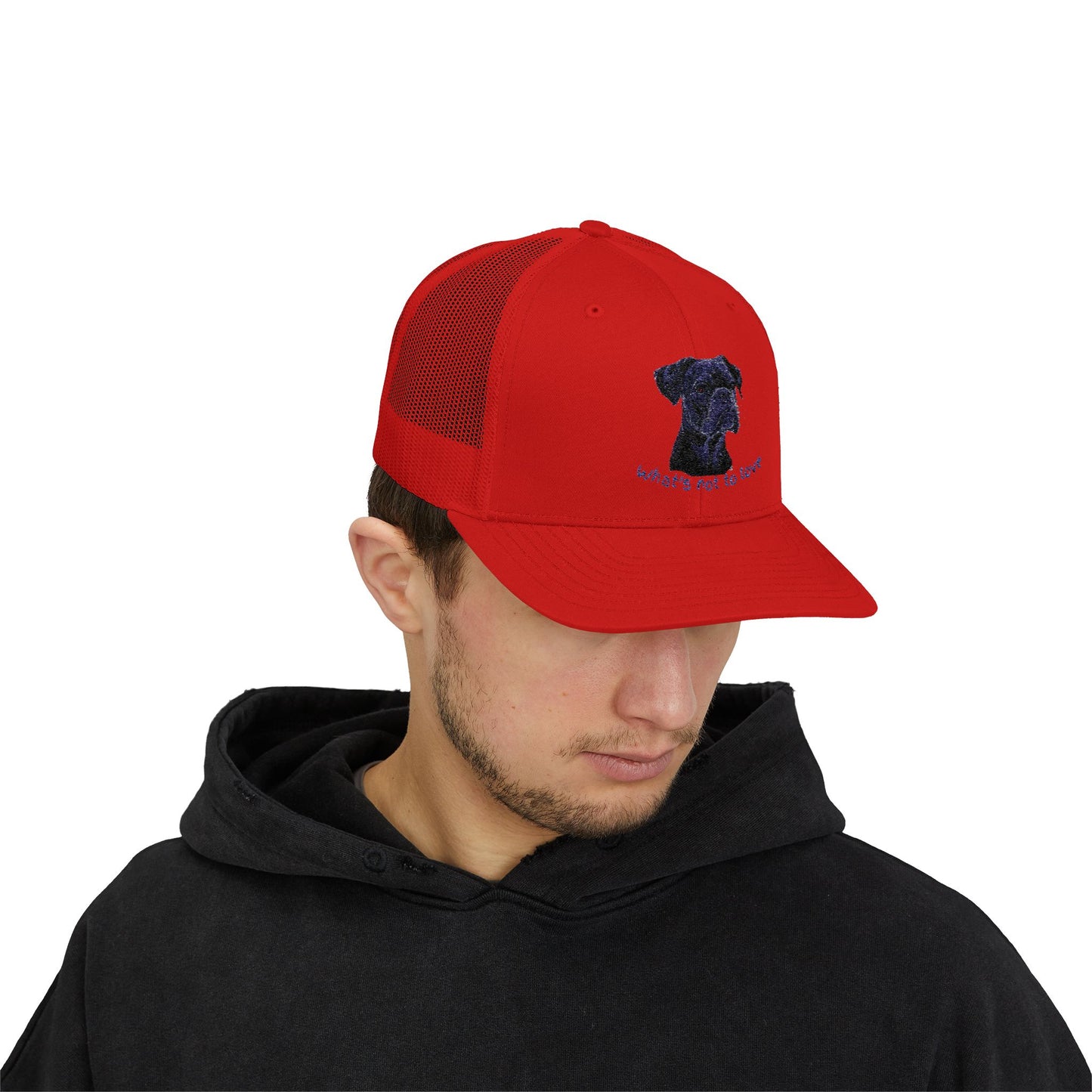 What’s Not to Love Dog Snapback Trucker Cap - Perfect Gift for Pet Lovers