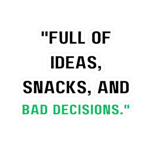 Funny Life Sticker Pack Kiss-Cut Stickers