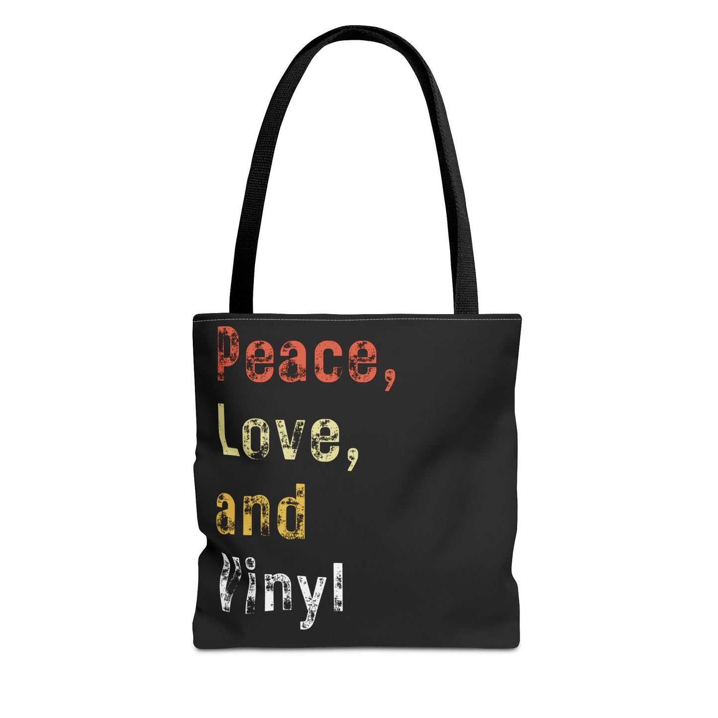 Peace, Love & Vinyl Tote Tote Bag