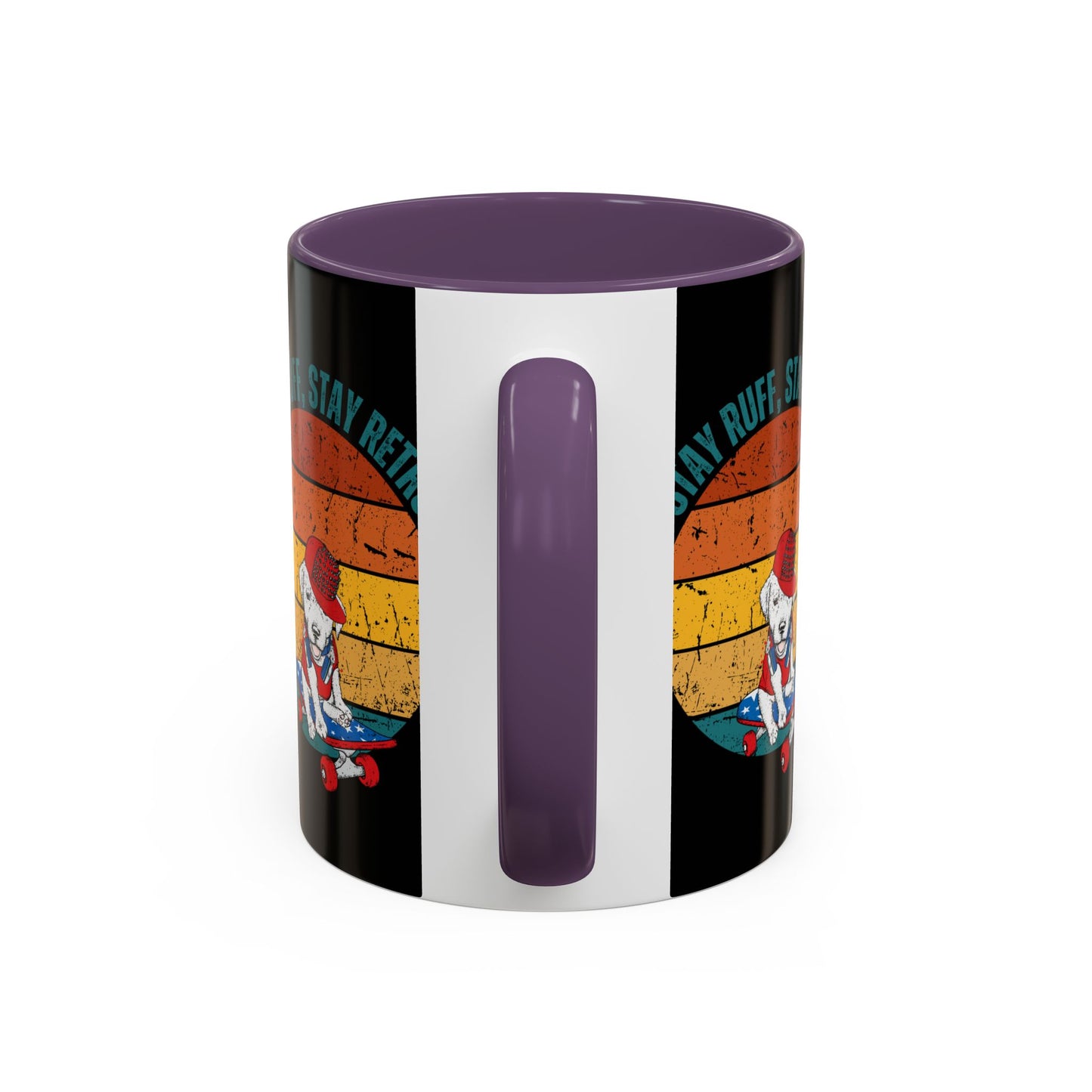 Stay Ruff, Stay Retro Coffee Mug