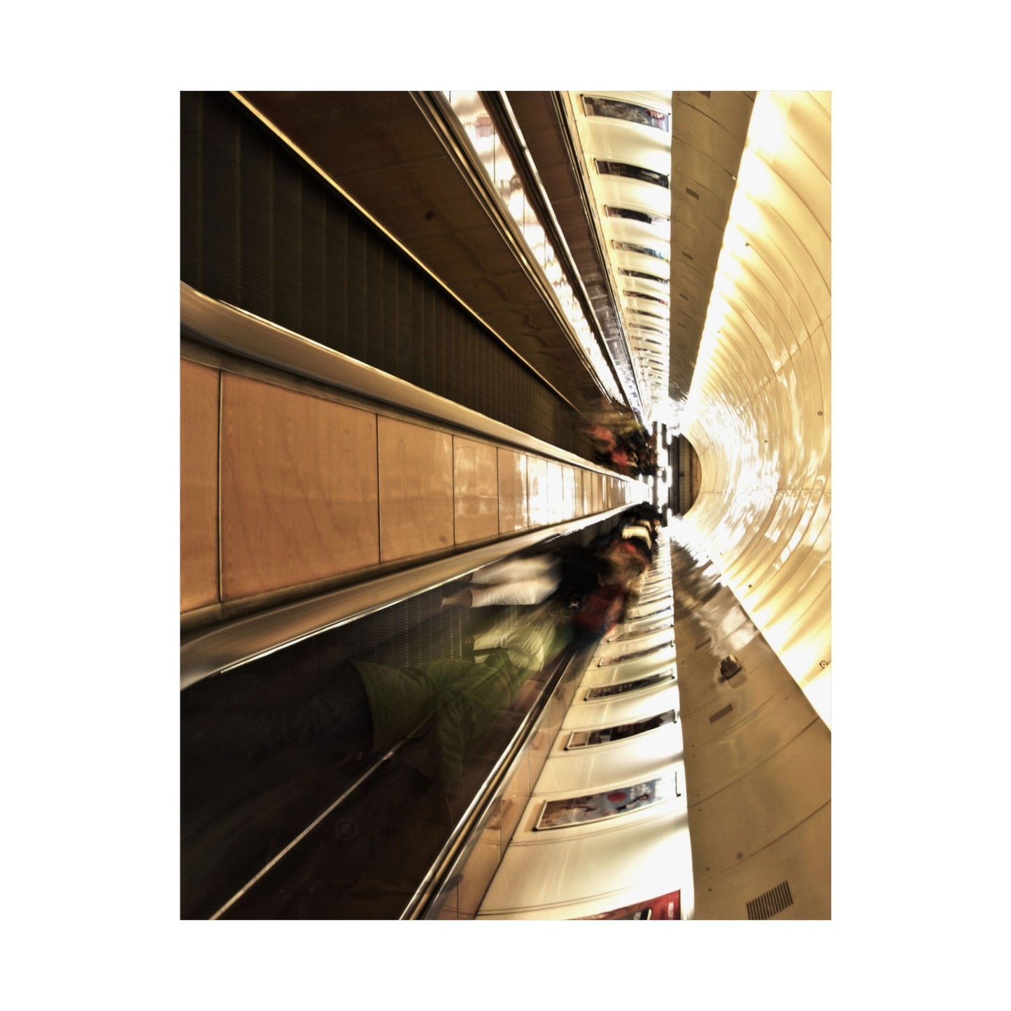 Urban Journey Matte Vertical Poster - Modern Abstract Wall Art