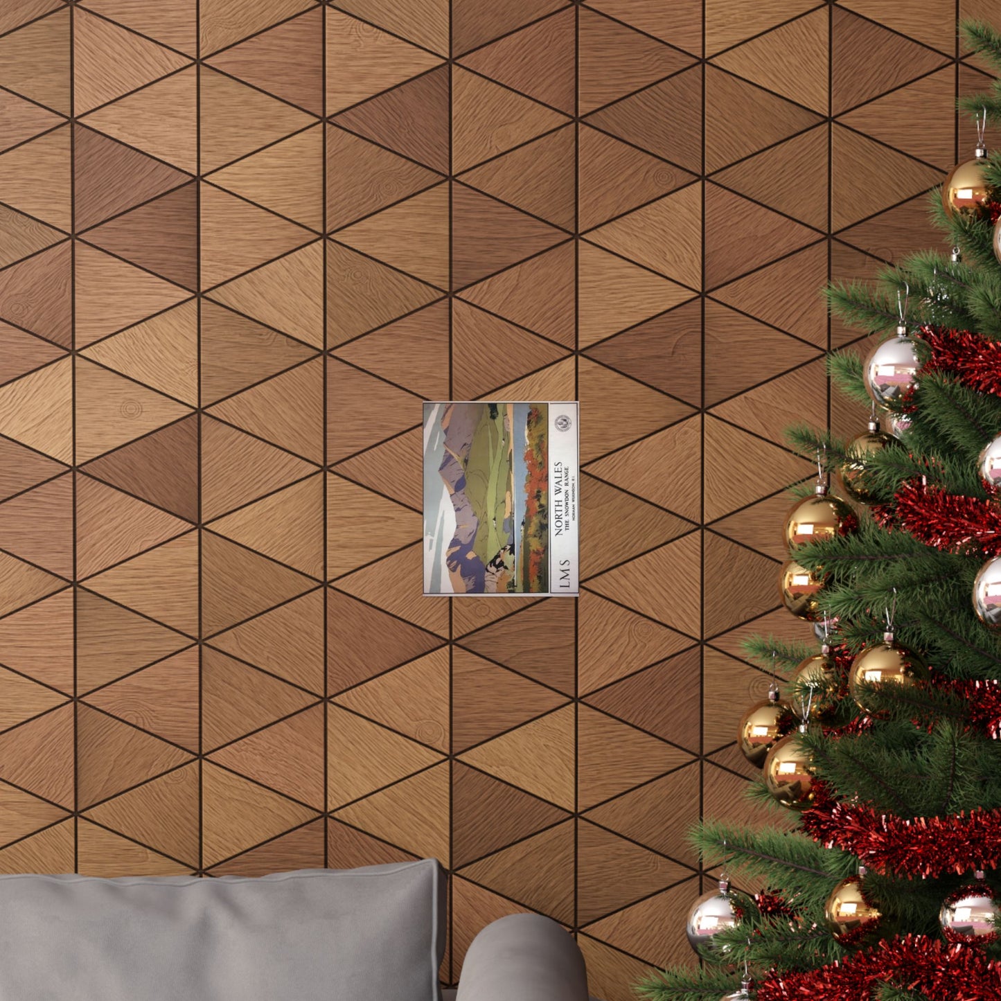 North Wales Snowdon Range Matte Vertical Poster - Scenic Wall Art for Nature Lovers