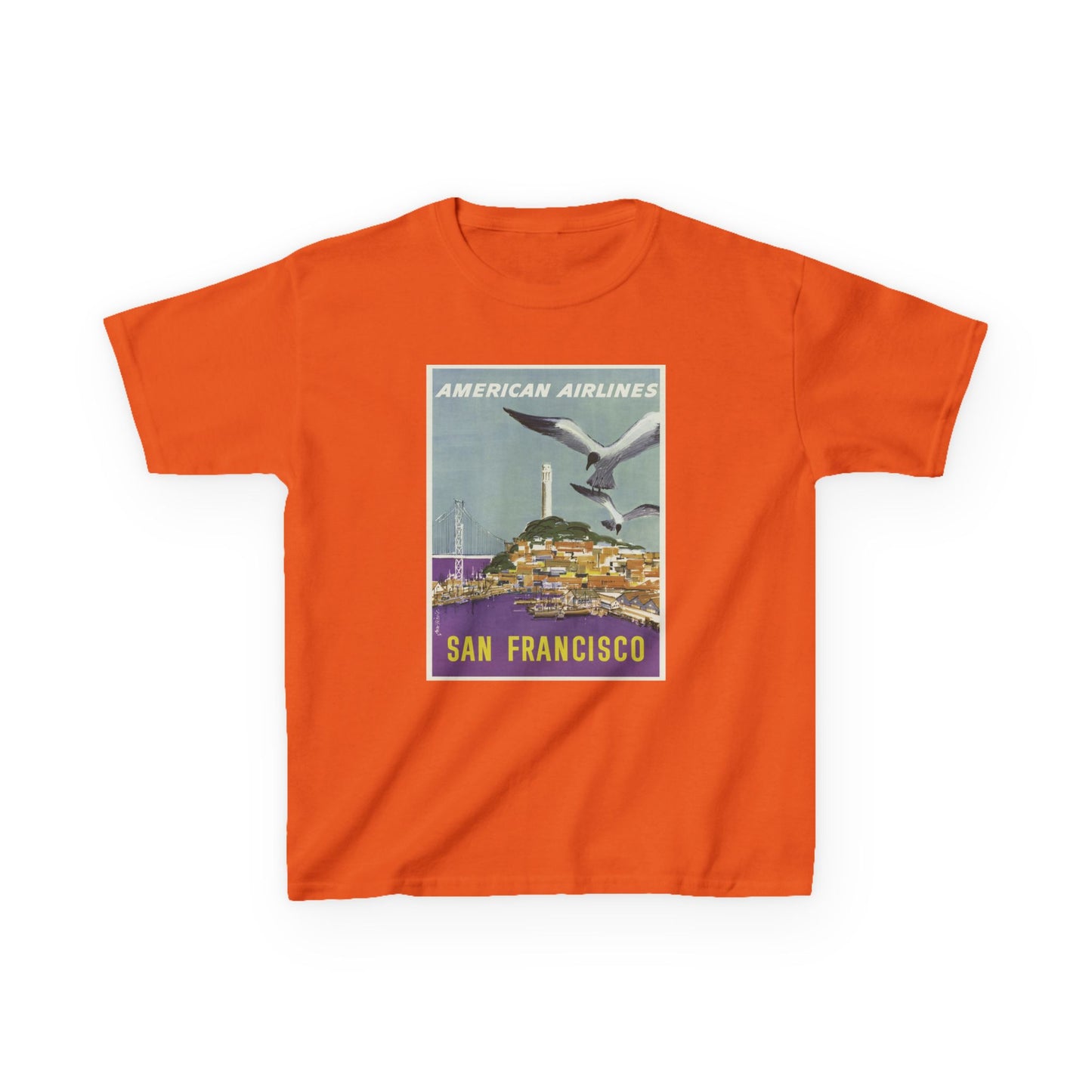 Vintage San Francisco Kids Tee - American Airlines Design