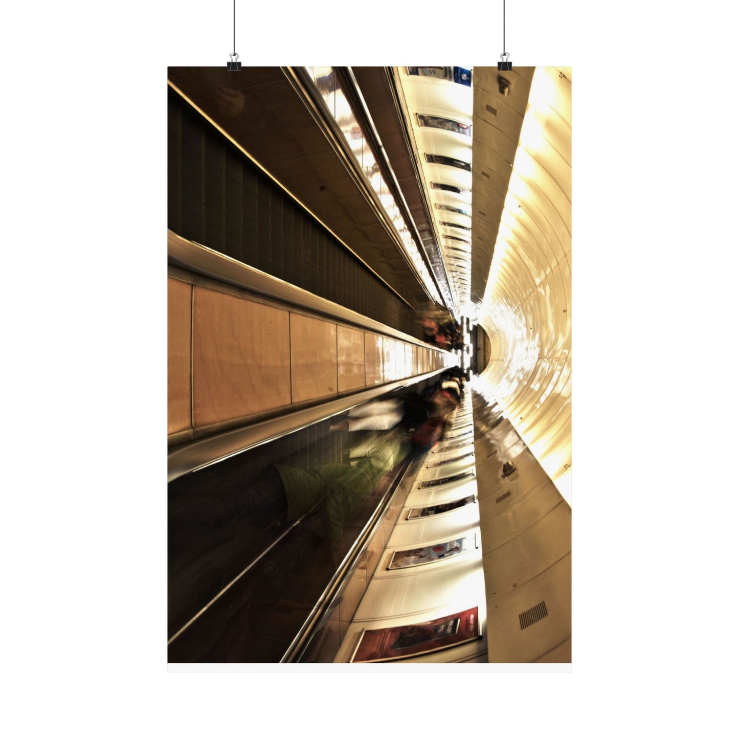 Urban Journey Matte Vertical Poster - Modern Abstract Wall Art