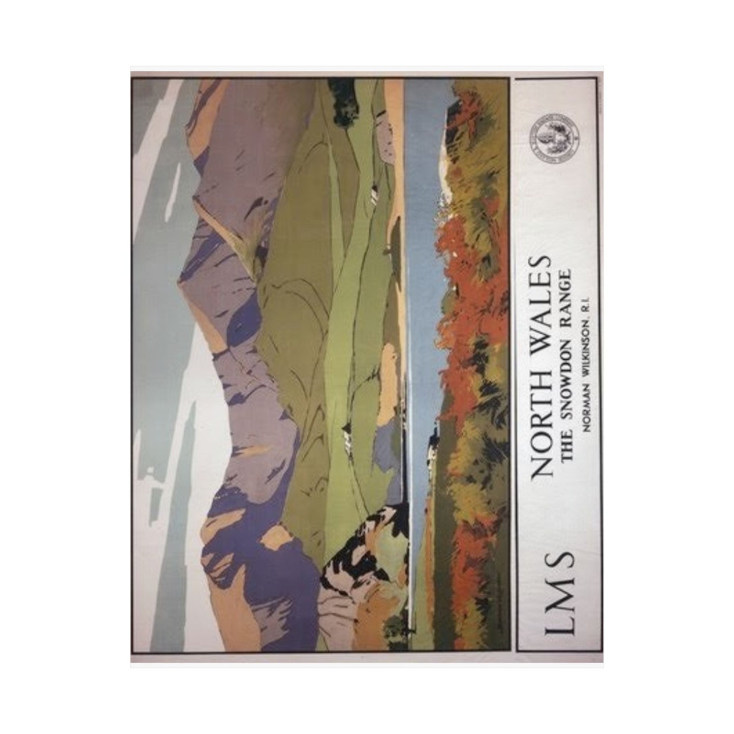 North Wales Snowdon Range Matte Vertical Poster - Scenic Wall Art for Nature Lovers