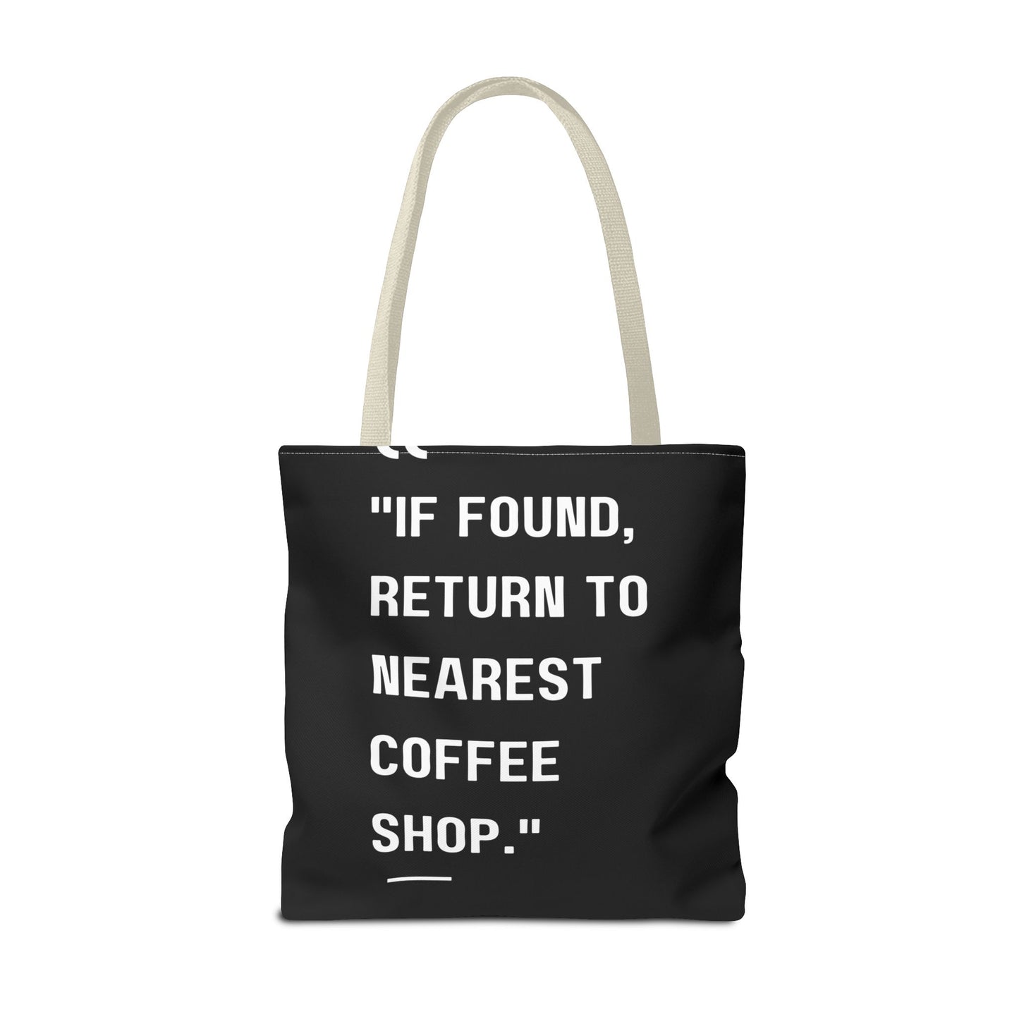 Running on Iced Coffee Tote Bag