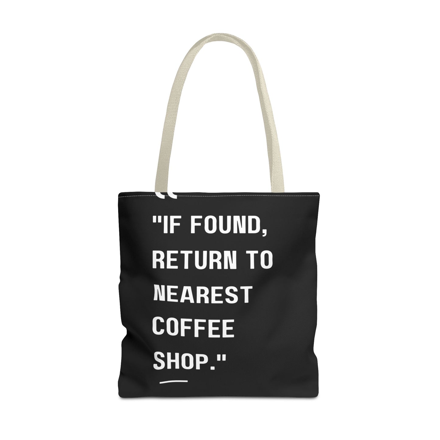 Running on Iced Coffee Tote Bag
